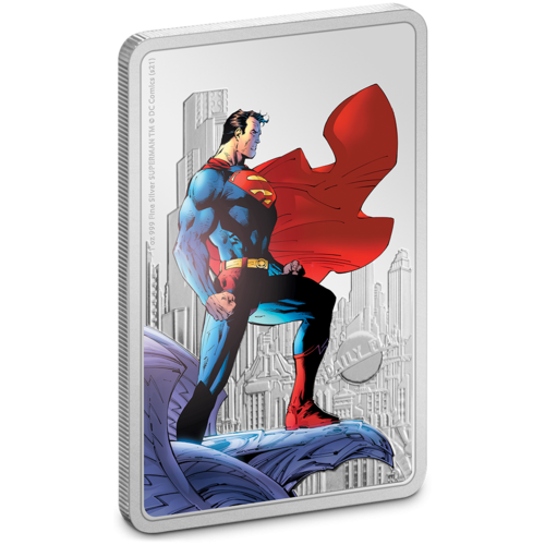 Superman - Der Mann aus Stahl Silbermünze