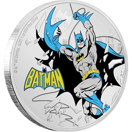Batman - 60 Jahre Justice League offizielle DC Münze
